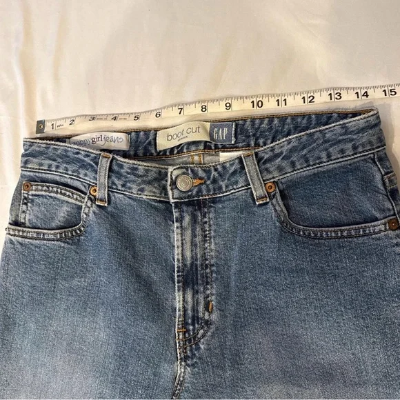 Stylish Blue Jeans with Black Accents - Picture 3 of 7